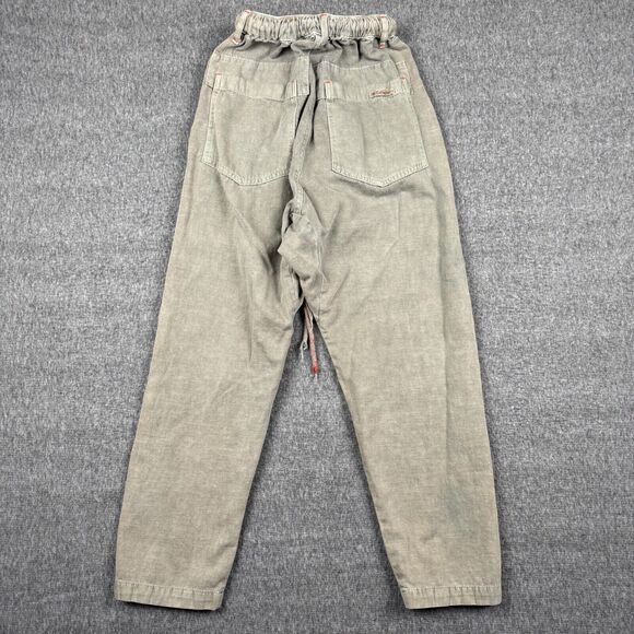 Dr. Collectors‎ Teddy Forever Pants Men’s XS Beige Button Fly Drawstring Fatigue - Picture 6 of 10